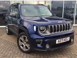 Blue Used 2021 Jeep Renegade Limited SUV | £23,997 (Expensive)