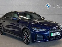 Blue Used 2022 BMW i4 M Sport Sedan | £31,850 (A bit pricey)