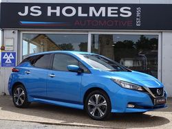Blue Used 2021 Nissan Leaf Tekna Hatchback | £13,290 (Fair price)