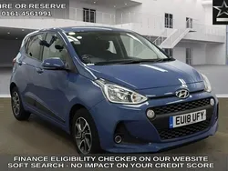 Blue Used 2018 Hyundai i10 Premium Hatchback | £7,970 (Fair price)