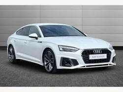 White Used 2022 Audi A5 Sportback S-Line Hatchback | £28,450 (Fair price)