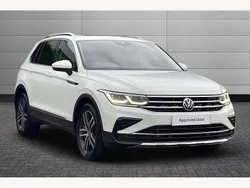 White Used 2021 VW Tiguan Elegance SUV | £27,450 (A bit pricey)