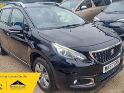 Black Used 2017 Peugeot 2008 Active SUV | £7,750 (Fair price)