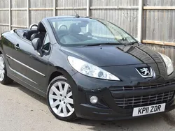 Black Used 2011 Peugeot 207 CC GTi Cabriolet | £3,649 (Fair price)