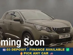 Grey Used 2018 Peugeot 3008 Allure SUV | £10,399 (Fair price)