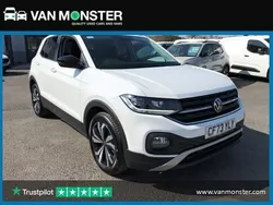 White Used 2023 VW T-Cross Black Edition SUV | £15,998 (Good price)