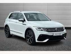 Pure white Used 2023 VW Tiguan R SUV | £38,550 (Fair price)