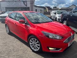 Red Used 2015 Ford Focus Titanium Hatchback | £6,250 (Fair price)