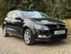 Black Used 2016 VW Polo Match Hatchback | £8,095 (Fair price)