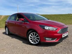 Red Used 2017 Ford Focus Titanium Hatchback | £8,995 (Fair price)