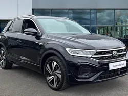 Deep black pearlescent Used 2024 VW T-Roc R-line SUV | £29,160 (A bit pricey)