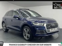 Blue Used 2017 Audi Q5 S-Line SUV | £16,970 (Fair price)