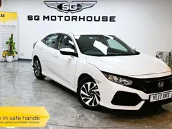 White Used 2017 Honda Civic SE Hatchback | £13,495 (Fair price)