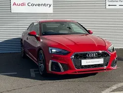 Progressive red metallic Used 2025 Audi A5 S-Line Coupe | £41,880