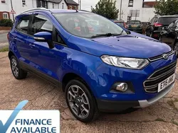 Blue Used 2015 Ford Ecosport Titanium SUV | £4,995 (Fair price)