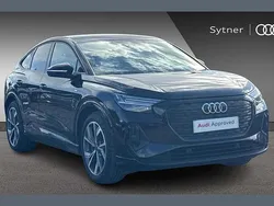 Black Used 2023 Audi Q4 Sportback e-tron Comfort SUV | £35,500