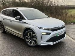Brilliant silver metallic Used 2025 Skoda Enyaq iV SportLine SUV | £35,495 (Expensive)