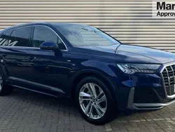 Blue Used 2022 Audi Q7 S-Line SUV | £40,975 (Good price)