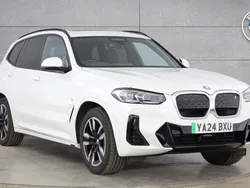White Used 2024 BMW iX3 M Sport SUV | £38,995 (Good price)