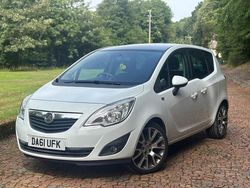 White Used 2011 Vauxhall Meriva Edition MPV | £2,500 (Fair price)