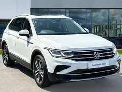 White Used 2021 VW Tiguan Elegance SUV | £26,728 (Fair price)