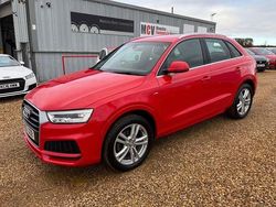 Red Used 2017 Audi Q3 S-Line SUV | £11,490 (Fair price)