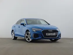 Blue Used 2023 Audi A3 S-Line Sedan | £25,498 (Fair price)