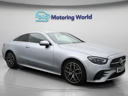 Silver Used 2021 Mercedes E220 AMG line Coupe | £24,800 (Good price)
