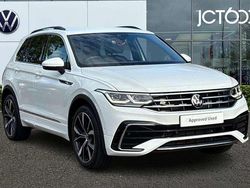 White Used 2022 VW Tiguan R-line SUV | £28,327 (Fair price)