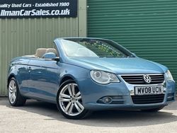 Blue Used 2008 VW Eos Sport Cabriolet | £2,495