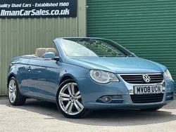 Blue Used 2008 VW Eos Sport Cabriolet | £2,495