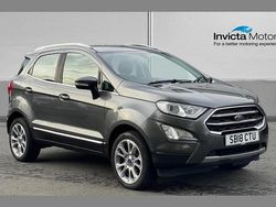 Grey Used 2018 Ford Ecosport Titanium SUV | £9,795 (Fair price)