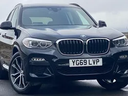 Carbon black Used 2019 BMW X3 M Sport SUV | £25,690 (Fair price)