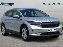 Brilliant silver metallic Used 2023 Skoda Enyaq iV SUV | £28,290 (Fair price)