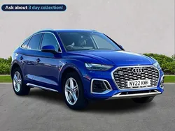 Blue Used 2022 Audi Q5 Sportback S-Line SUV | £32,740 (Good price)