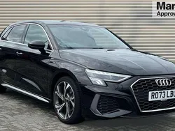 Black Used 2023 Audi A3 S-Line Hatchback | £25,508 (Fair price)