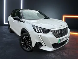 White Used 2021 Peugeot e-2008 GTi SUV | £13,990 (Fair price)
