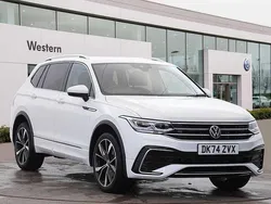 White Used 2024 VW Tiguan Allspace R-line SUV | £37,999