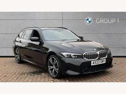 Black Used 2023 BMW 320e M Sport Estate | £31,050 (Fair price)