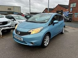 Blue Used 2014 Nissan Note Acenta Premium Hatchback | £4,250 (Fair price)
