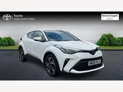 White Used 2023 Toyota C-HR Design SUV | £21,835 (Fair price)