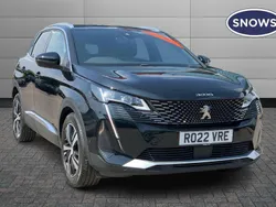 Black Used 2022 Peugeot 3008 GT SUV | £19,368 (Good price)