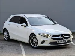 White Used 2018 Mercedes A180 Premium Hatchback | £14,695 (Fair price)