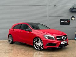 Red Used 2014 Mercedes A45 AMG AMG Hatchback | £16,975 (Fair price)