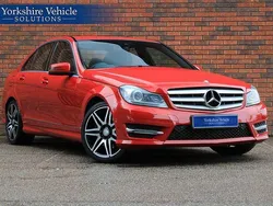 Red Used 2013 Mercedes C350 AMG Sedan | £9,989 (A bit pricey)