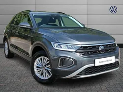 Grey Used 2024 VW T-Roc Life SUV | £20,490 (Fair price)