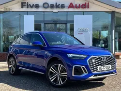 Blue Used 2022 Audi Q5 Sportback S-Line SUV | £37,490 (Fair price)