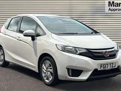 Pearl white orchid Used 2017 Honda Jazz SE Hatchback | £9,682 (Fair price)