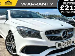 White Used 2018 Mercedes CLA180 AMG line Sedan | £11,420 (Fair price)
