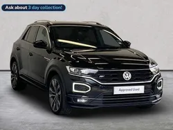 Black Used 2019 VW T-Roc R-line SUV | £14,111 (Fair price)